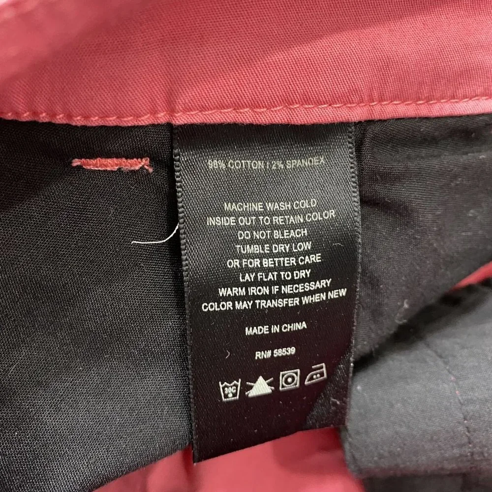 KUT FROM THE KLOTH Taylor Crop Trouser Mid Rise Pink Casual Pants Women's Size 6 - Picture 9 of 14